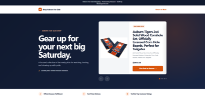 Auburn Fan Club Shopping Preview