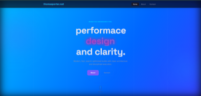thomasporter.net Playground Preview