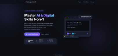 AI & Digital Skills 1-on-1 Training Preview